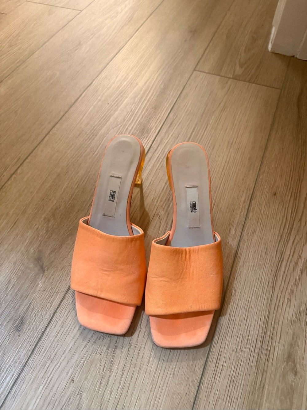 Miista Orange Slide-Heel Mules - Women